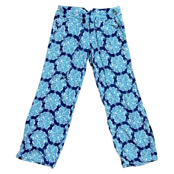 Lilly Pulitzer Pippa Flare Y2K Low Rise Pants in Hey Sailor Size XS - Picture 1 of 10